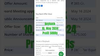 Eclerx share news  💥💥 Buyback approved 💥💥 update 18may 2024 [upl. by Panther711]