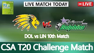 CSA T20 Challenge Live  Lions vs Dolphins Live Cricket Score amp Commentary [upl. by Jacey675]