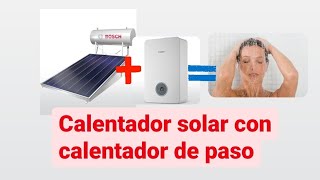 calentadores de paso compatibles con calentador solar [upl. by Elka767]