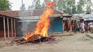 পার্টি অফিসে ভয়াবহ অগ্নিকাণ্ড  লালমনিরহাটের সেরা খবর  লালমনিরহাট নিউস  আজকের বাংলা খবর [upl. by Felder418]