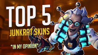 TOP 5 JUNKRAT LEGENDARY SKINS IN OVERWATCH 2 MY OPINION [upl. by Horace]