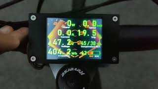 K1 Dash Proto  Bafang CAN display used energy counter parameters tunning on the go [upl. by Gladi]