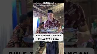 Wisatawan Bule Ikut Rewang Hajatan di Klaten‼️ reaksibule buleriview shorts viralvideo l [upl. by Leahcimnaes]