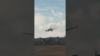 Most Amazing Plane When Landing Boeing 737 At Airport MFS2020 shorts [upl. by Jerrome]