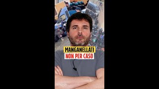 Gli studenti a Pisa e a Firenze sono scivolati sopra i manganelli e si sono fatti male [upl. by Ledniahs547]