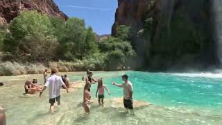 Exploring Havasu Falls A Natural Wonder in Havasupai  hiking adventure havasupai travel [upl. by Magnien]