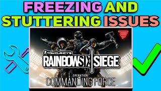 How To Fix Stuttering Freezing and FPS issues in Rainbow Six Siege  Rainbow Six Siege Fps Fixed [upl. by Nyladgam855]