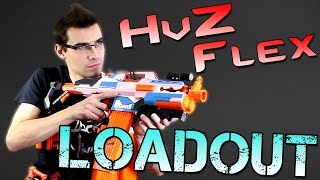 Nerf Loadout  HvZ Flex Player  Mobility and Rate of Fire [upl. by Dercy]