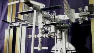 1100 scale model of International Space Station ISS 2012 configuration [upl. by Kallista]