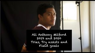 Anthony Milford highlights 2019 and 2020 [upl. by Haskell]