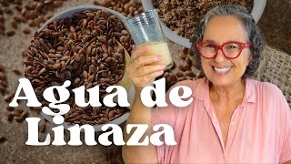 Agua de Linaza y Los Muchos Beneficios de la Linaza  The Frugal Chef en Español [upl. by Saidnac]