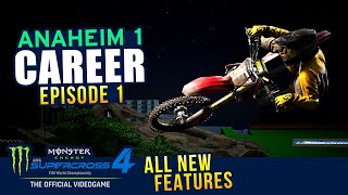 Monster Energy Supercross 4  Career Mode  New Skill Tree amp Training  Episode 1 [upl. by Atsocal]