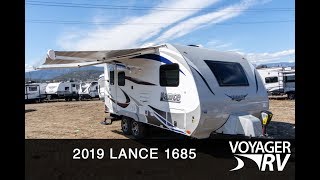 2019 Lance 1685 Travel Trailer RV Video Tour  Voyager RV Centre [upl. by Prasad481]