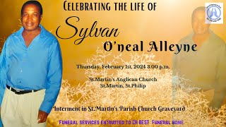 Live Stream of Funeral Service for Sylvan Oneal Alleyne [upl. by Particia183]