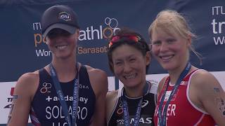 2017 Sarasota ITU World Cup  Elite Womens Highlights [upl. by Neerom]