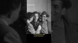 Humphrey Bogart and Lauren Bacall A Classic Hollywood Love Story  Youtube Short shorts [upl. by Alarise]