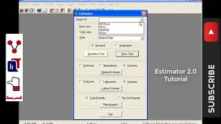 Preparing Estimates Estimator 20How to prepare a building Estimator 20 Lesson 13 [upl. by Sahc171]