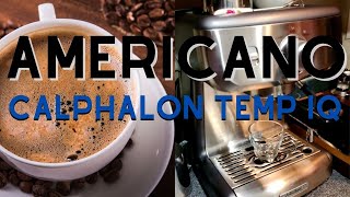 How To Make An Americano With The Calphalon Temp IQ Espresso Machine [upl. by Assilem]