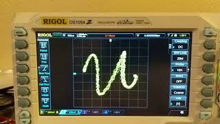 My new Oscilloscope Rigol DS1054Z with Oscilloscope Music [upl. by Wade]