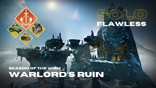 Solo Flawless Dungeon quotWarlords Ruinquot w Daybreak and Dragons Breath  Solar Warlock  Destiny 2 [upl. by Mireielle430]