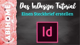 Abizeitung  Abibuch InDesign Tutorial quotEinen Steckbrief erstellenquot  Teil 08 [upl. by Anirdua]