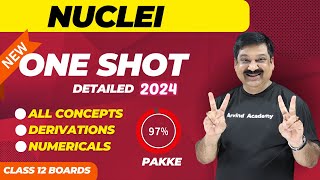 NUCLEI OneShot 💥NCERT Class 12 Physics Chap 13 One shot Subscribe ArvindAcademy [upl. by Findley]