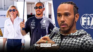 Lewis Hamiltons STRONG opinion on FIA investigation of Susie Wolff [upl. by Anaidirib921]