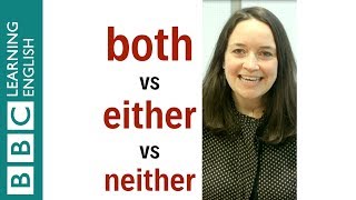 Both vs Either vs Neither  English In A Minute ⏰ [upl. by Ybrad]