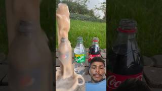 Coca Cola FantaSprite und Mentos  Experiment Shortsytshorts shortsfeed [upl. by Damales931]