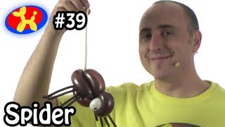 Balloon Spider  Balloon Animal Lessons 39 [upl. by Remmer]