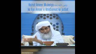 Hazrat Ameer Muawiya رضى الله عنه ke liye Ameer e AhleSunnat ke jazbat azmatesahaba ahlebait ali [upl. by Rednaeel173]