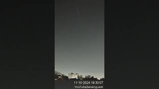 meteorito o bólido o basuraespacial desde méxico mexicocity cdmx11OCT24 1930 hrs ORIENTE [upl. by Mcmahon]