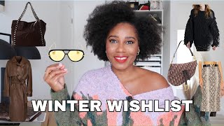 FALL amp WINTER FASHION WISH LIST WHATS IN MY CART  MONROE STEELE [upl. by Gerius886]