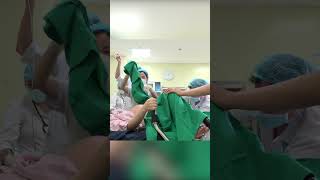 BIRTHVLOG 2023 LABOR amp DELIVERY  Epidural wore off 😱 “Pandemic Birth” shortvideo short [upl. by Narag271]