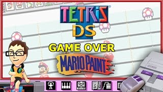 Game Over from Tetris DS on Mario Paint [upl. by Marnie]