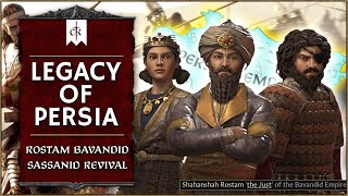 From Ruins to Glory The Greatest Iranian Empire Built  CK3 Legacy of Persia 2 [upl. by Enyamart681]