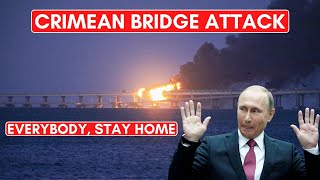 CRIMEAN BRIDGE ATTACK News And Aftermath [upl. by Latoyia]