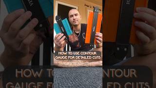 How to use contour gauge for detailed cuts [upl. by Orabla]