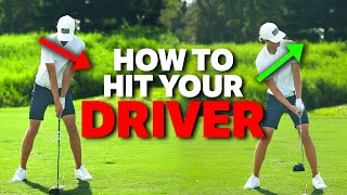 How to Hit Golf Drives Straight amp Far Simple Tip [upl. by Ydnim]