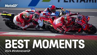 Best MotoGP™ Moments 🤯  2024 IndonesianGP [upl. by Renner]