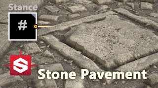 Stone Pavement  Substance Designer Material Breakdown [upl. by Graubert474]