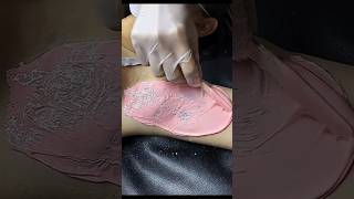 waxing after long time 😮 shorts satisfying wax waxing asmr [upl. by Iramaj972]