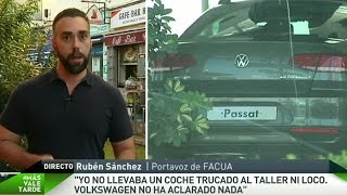 Rubén Sánchez quotYo no llevaría un coche trucado al taller ni loco Volkswagen no ha aclarado nadaquot [upl. by Okun]