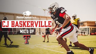 Texas Tech Football CJ Baskerville Micd Up  Aug 27 2023 [upl. by Barden]