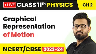 Graphical Representation of Motion  Motion in Straight Line  Class 11 Physics Ch 2 LIVE [upl. by Adlay843]