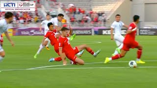 INDONESIA VS UZBEKISTAN FULL HIGHLIGHT AFC U23 ASIAN CUP QATAR SEMIFINAL kitagaruda [upl. by Joung]