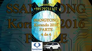 SSANGYONG Korando 2016 Analisisbde falla y solucion de problema Part 44 ssangyong carcircuit [upl. by Consolata86]