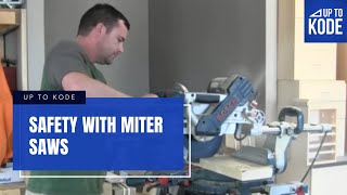 Safety With Miter Saws [upl. by Derte]