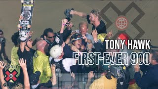 Tony Hawk Lands FIRSTEVER 900  World of X Games [upl. by Lledraw84]