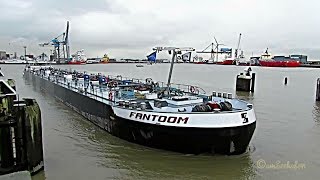 TMS FANTOOM PF4601 MMSI 244620567 Emden sealock inland tanker Binnentanker [upl. by Volin]